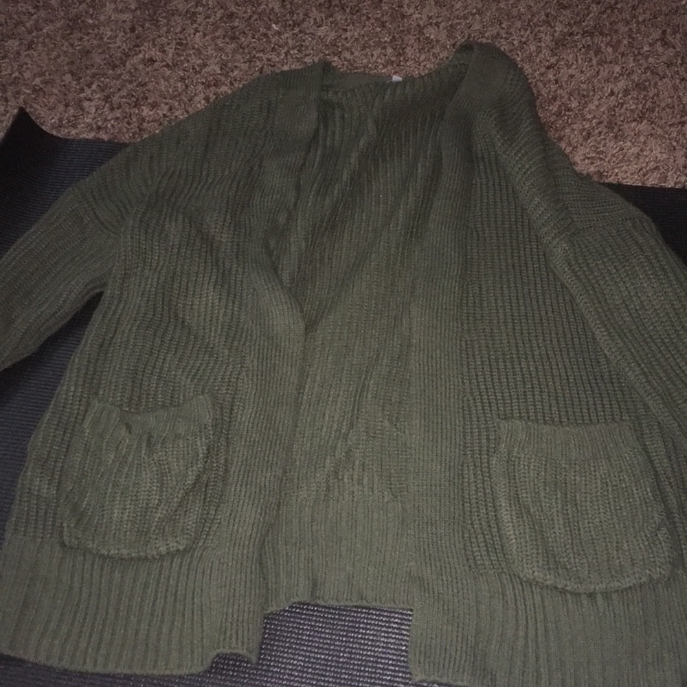 Green Cardigan